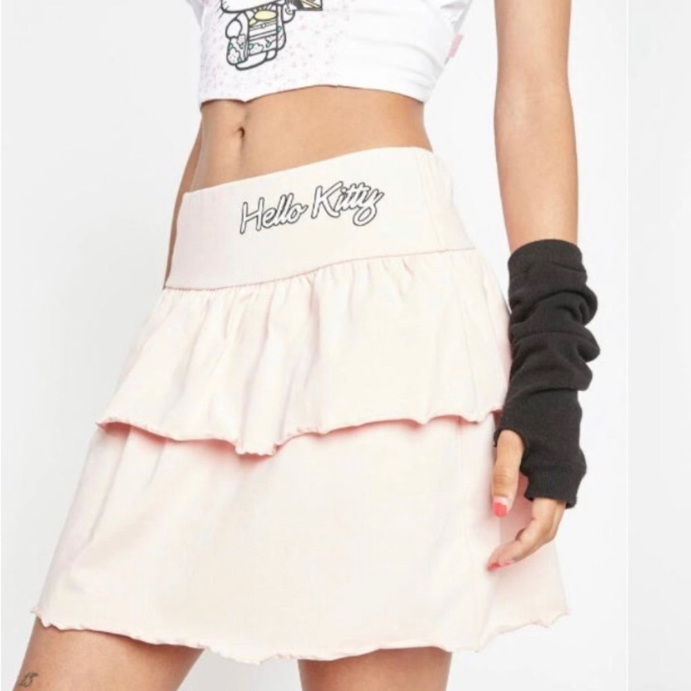 NWT Hello Kitty X Dolls Kill Pink Miniskirt